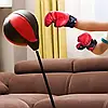 Дитячий боксерський набір «Boxing» з надувною регульованою грушею 67-127см та рукавичками для тренування будинку, фото 9