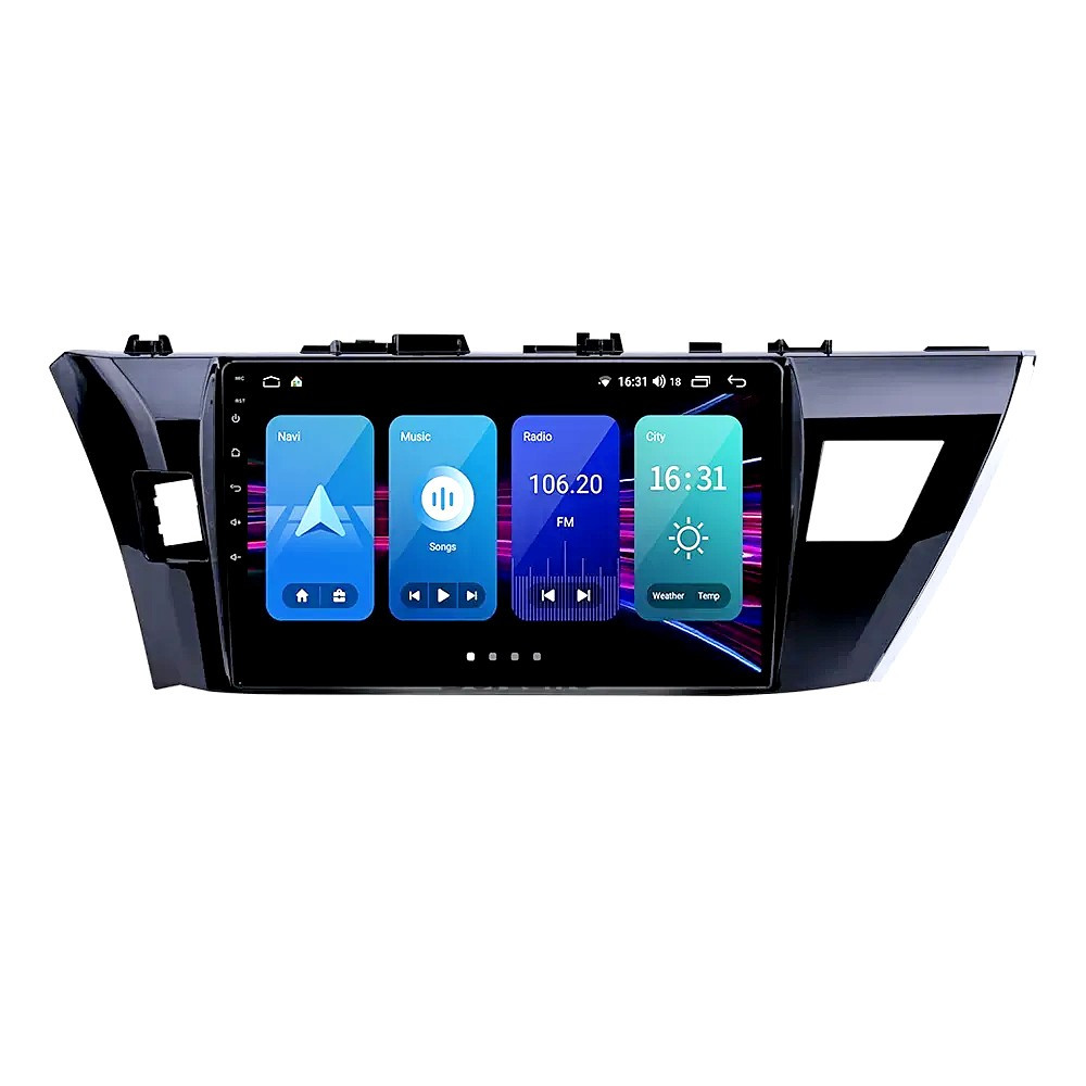 Штатна магнітола андроїд TOYOTA COROLLA 2014-16, Автомагінтола 2 дин 2/32, штатний головний пристрій тота, фото 1