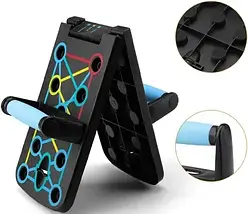 Багатофункціональний набір 11 в 1 — дошка для віджимань з еспандерами та аксесуарами., фото 3