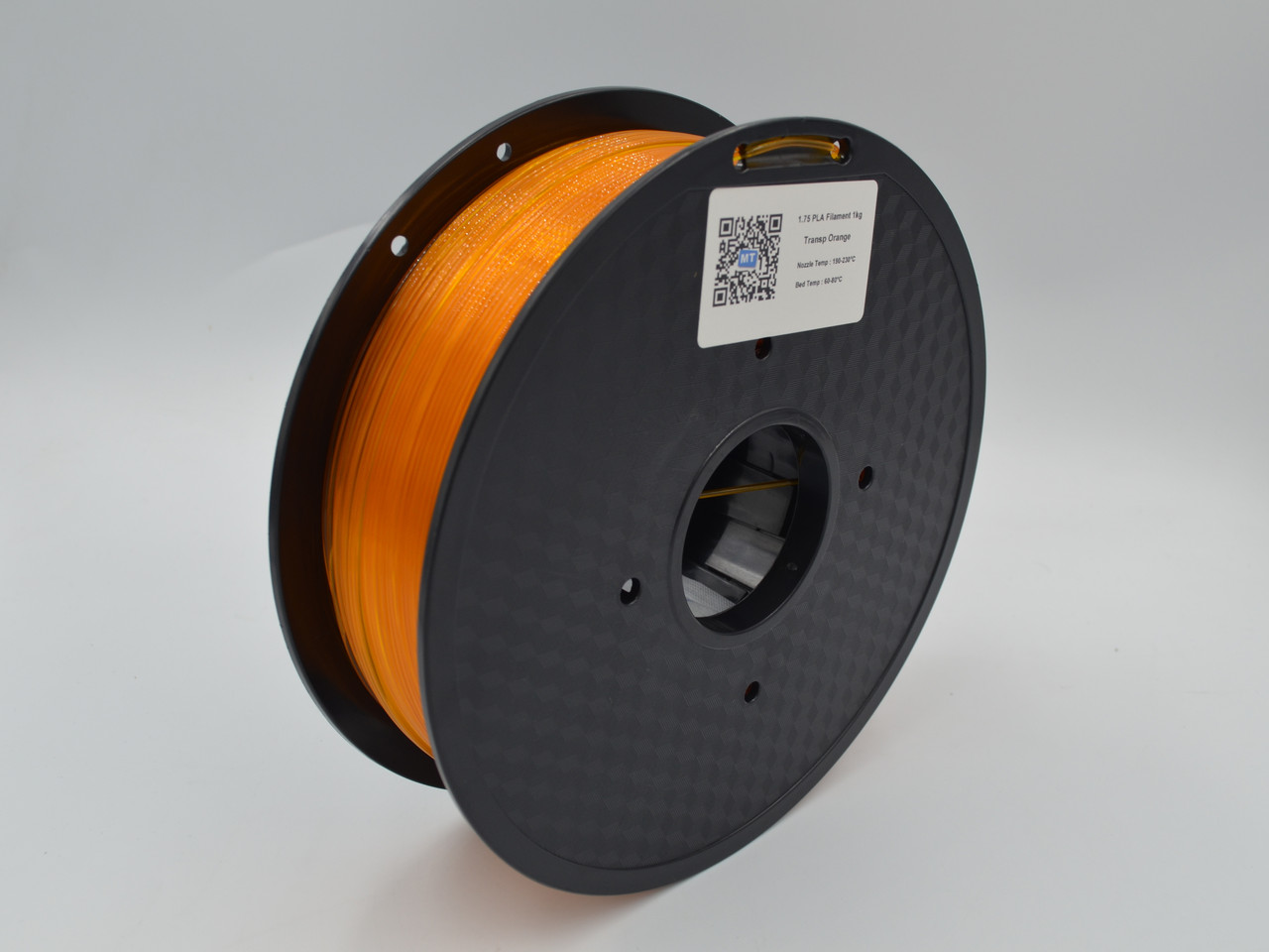 Опт та роздріб Філамент для 3D-принтера MT PLA, 1.75 мм,  прозорий помаранчевий, 1 кг (3DMT-PLA1.75-01-TO), фото 1