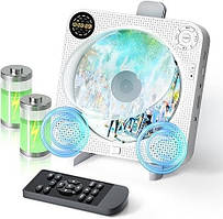 Портативний Bluetooth CD-програвач із динаміками, настінний, FM-радіо, AUX, пульт ДК