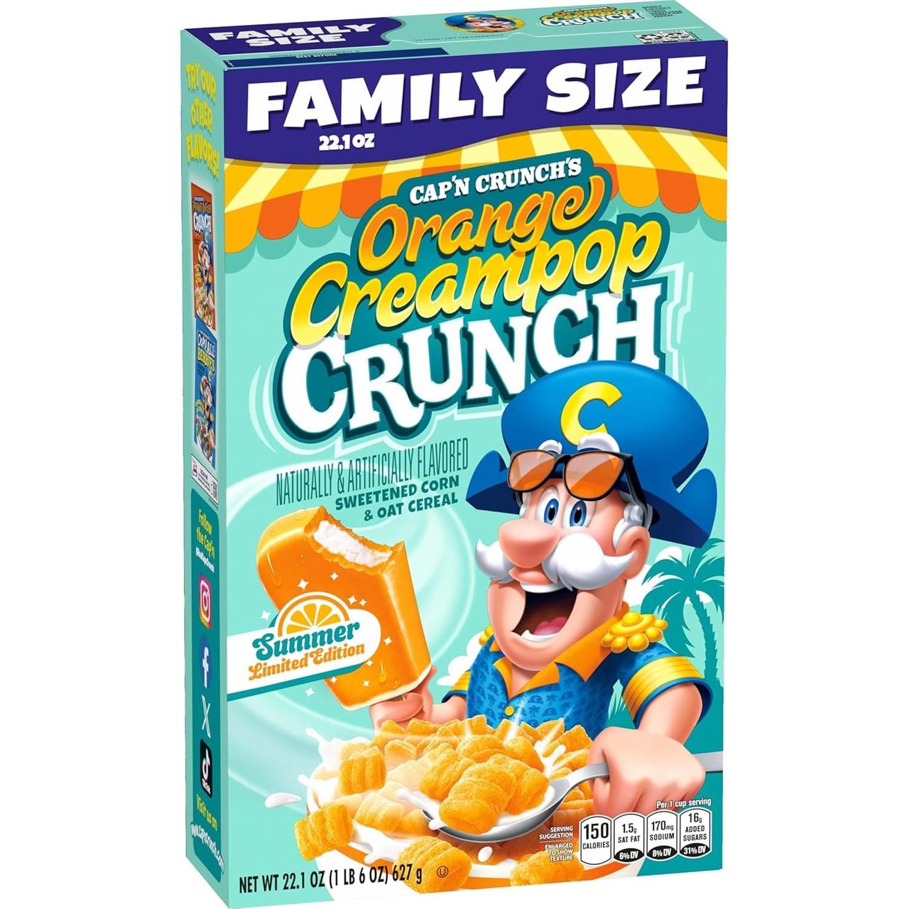 Сухий сніданок Cap'n Crunch Orange Cream Pop 627г, фото 1