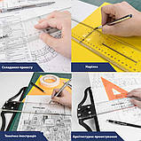 Т-подібна лінійка Magical Science 60 сантиметрів Т-1460, фото 4