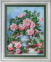 Набір для вишивання "Рози в срібній вазі (Roses in silver vase)" EXPRESSIONS