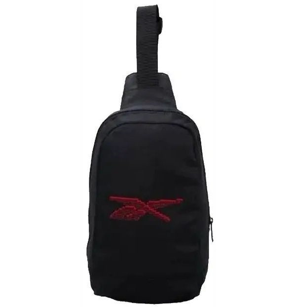 Жіноча сумка-слінг Reebok Mono Strap 32х17х10 см Чорний (SHF8412 black), фото 1