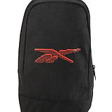 Жіноча сумка-слінг Reebok Mono Strap 32х17х10 см Чорний (SHF8412 black), фото 4