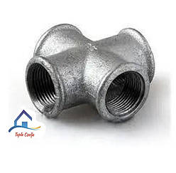 Хрестовина чавунна 1" (різьба внутрішня)