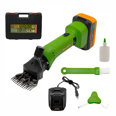 Машинка для стрижки овець акум. Procraft SC20 Universal (з 1 АКБ та зар. прист.)