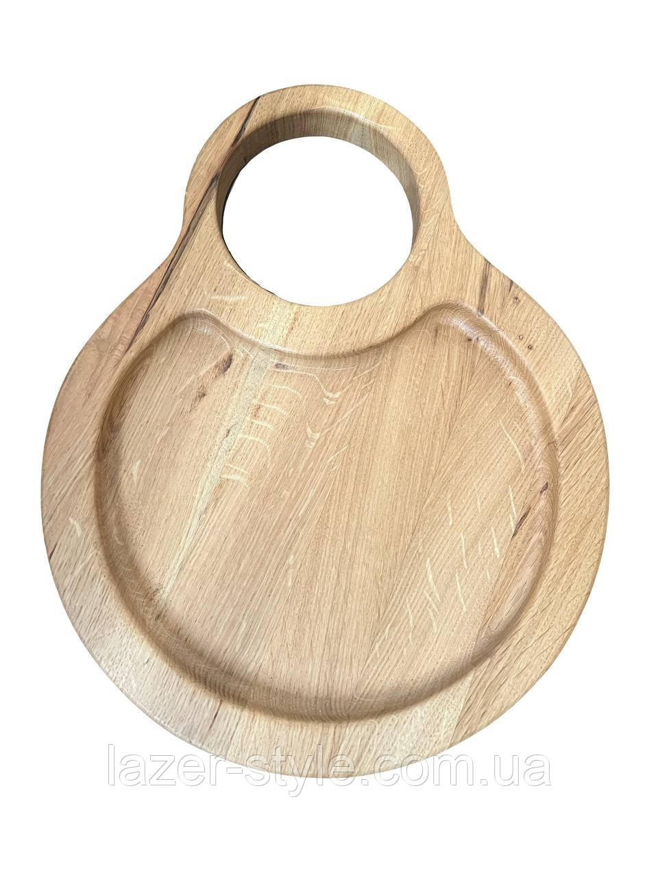 Кругла менажниця з ручкою, фото 1