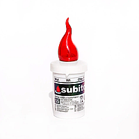 Свеча электрическая 1200 часов led с батарейками запаска Subito S5 вклад к лампадке 50 дней