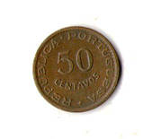 Ангола › Португальська колонія 50 сентаво, 1961 рік Бронза, 4g, ø 20mm №3062, фото 2