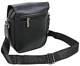 Сумка чоловіча-планшетка Reverse 19x22x8 см Чорний (F513 black), фото 5