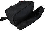 Сумка дорожня Wallaby з відділом для взуття 40 л 50x33x25 см Чорний (2080-4), фото 4
