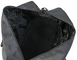 Сумка дорожня Wallaby з відділом для взуття 40 л 50x33x25 см Чорний (2080-4), фото 7