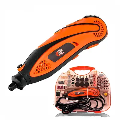 Гравер 300 Вт ТEX DG210 8000 - 35000 об хв Гнучкий вал 1 м Цанги 1.6 мм 2.3 мм 3.2 мм