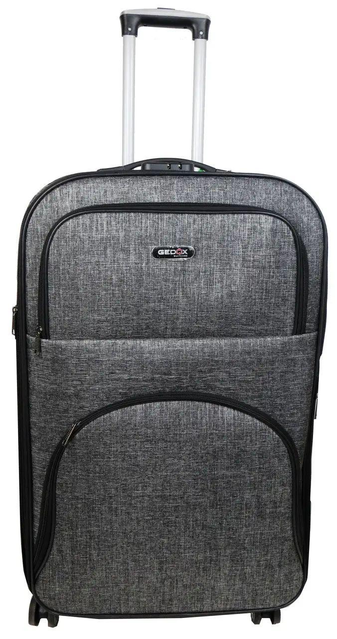 Валіза тканинна Gedox 100 л Сірий (1002.01 large grey), фото 1