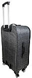 Валіза тканинна Gedox 100 л Сірий (1002.01 large grey), фото 4