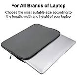 Захисний чохол-сумка для ноутбука Standart NPK MacBook 14 Чорний, фото 2