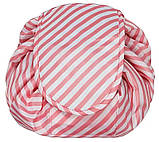 Косметичка TOPMOVE 50х50 см Біло-рожевий (IAN319567), фото 2