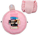 Косметичка TOPMOVE 50х50 см Біло-рожевий (IAN319567), фото 5