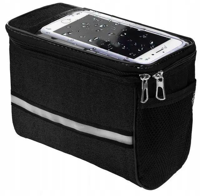 Велосумка на кермо Retoo 2,5 л Чорний (S061-1 black), фото 1