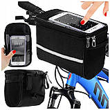 Велосумка на кермо Retoo 2,5 л Чорний (S061-1 black), фото 2