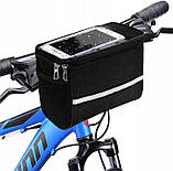 Велосумка на кермо Retoo 2,5 л Чорний (S061-1 black), фото 3