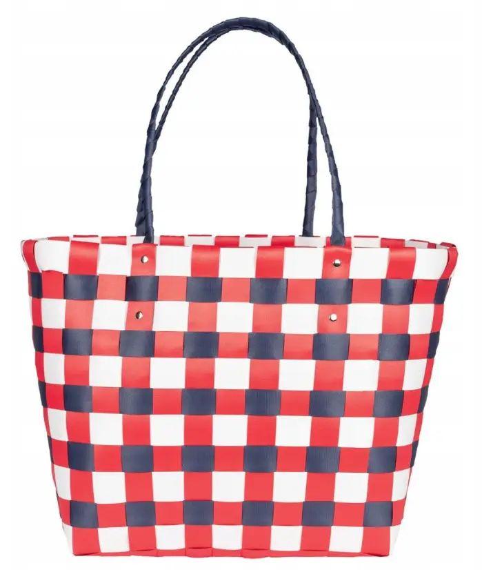 Сумка шоппер TOPMOVE 20 л 32х34х18,5 см Різнокольоровий (IAN348185 red), фото 1