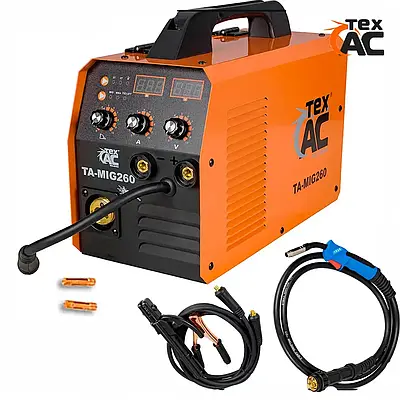 Зварювальний апарат інверторний універсальний ТEX MIG260 Зварювальний струм до 260 А