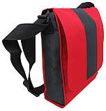 Сумка чоловіча Ikea Flort через плече 34х28х9 см Червоний (16578 red), фото 4