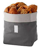 Сумка-кошик для хліба ERNESTO 23 х 18 х 34 см Сірий (IAN372451), фото 3