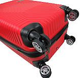 Валіза пластикова GD Polo 45 л Червоний (60k001 small red), фото 7