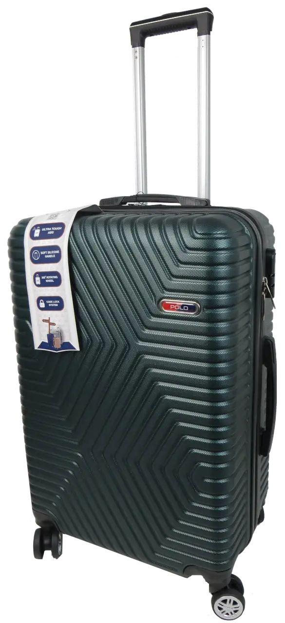 Валіза пластикова GD Polo 70 л Смарагд (60k001 medium emerald), фото 1