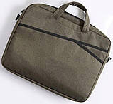 Сумка для ноутбука Amazon Basics 15,6 дюймів 40х30х6 см Сірий (840027700510), фото 3