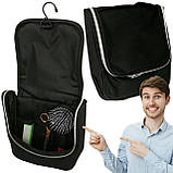 Дорожня косметичка supersumka 21х20х5 см Чорний (6975751879035), фото 2