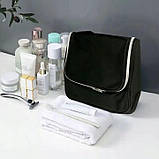 Дорожня косметичка supersumka 21х20х5 см Чорний (6975751879035), фото 3