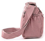 Сумка жіноча JIELSHI 27х20х11 см Рожевий (LANB152 pink), фото 4