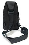 Сумка чоловіча LANPAD 17х27х9 см Чорний (LAN80002 black), фото 3