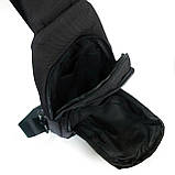 Сумка чоловіча LANPAD 17х27х9 см Чорний (LAN80002 black), фото 6