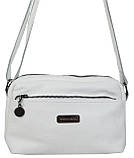 Сумка жіноча Borsacomoda 24х18х10 см Білий (820.030), фото 6