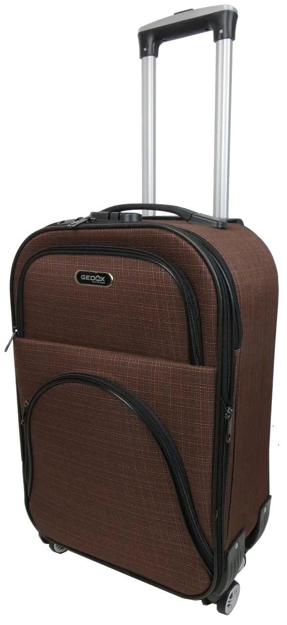 Валіза тканинна Gedox 42 л Коричневий (1010.03 small brown), фото 1