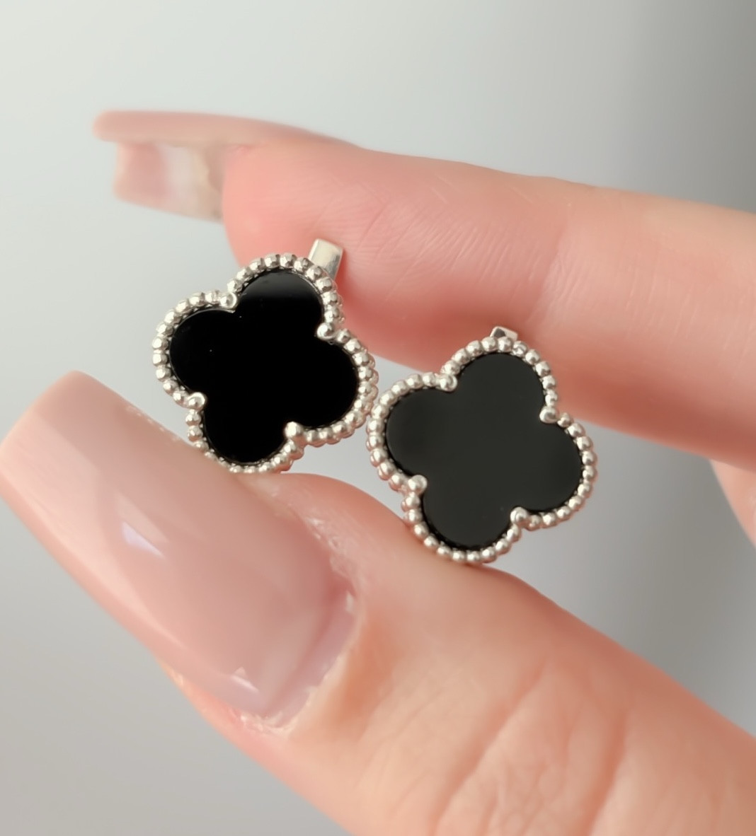 Срібні сережки Кліф 14 мм, фото 1