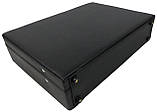 Дипломат чоловічий Portfolio 44х33х10 см Чорний (D17601), фото 4