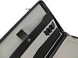Дипломат чоловічий Portfolio 44х33х10 см Чорний (D17601), фото 7