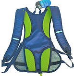 Спортивний велорюкзак Seven for 7 4 л 20х42х5 см Різнокольоровий (45633 blue), фото 2