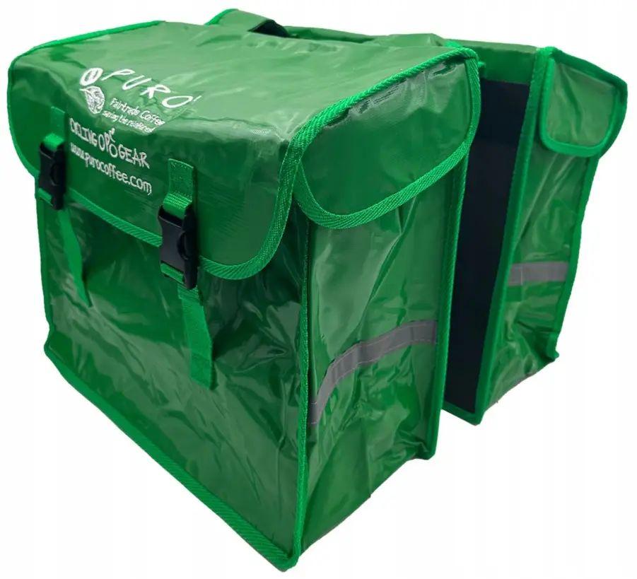 Велосумка багажна Puro водопроникна 40 л Зелений (S44116), фото 1