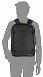 Рюкзак - сумка Tourpeak з відділенням для ноутбука 45x35x15 см Чорний (CT-281394), фото 2