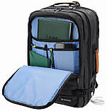 Рюкзак - сумка Tourpeak з відділенням для ноутбука 45x35x15 см Чорний (CT-281394), фото 4