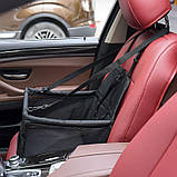 Органайзер сумка на сидіння в авто для тварин Icar 40х33х24 см Чорний (С051341), фото 6
