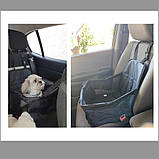 Органайзер сумка на сидіння в авто для тварин Icar 40х33х24 см Чорний (С051341), фото 10